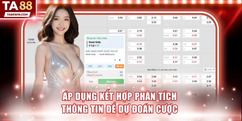 Áp dụng kết hợp phân tích thông tin để dự đoán cược