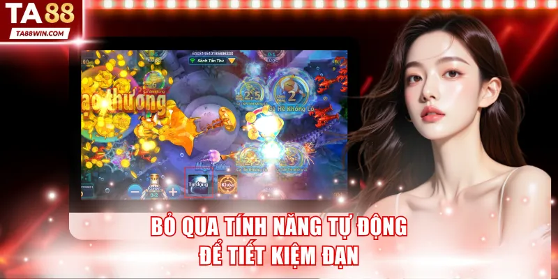 Bỏ qua tính năng tự động để tiết kiệm đạn